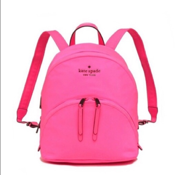 kate spade Handbags - 🖤 Black Friday Sale! 🖤 Kate Spade Karissa Nylon Lip Print Medium Backpack